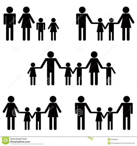 Symbolic Icon People Families: Hetero, Homosexual ...