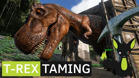 T Rex Taming   ARK: Survival Evolved   YouTube
