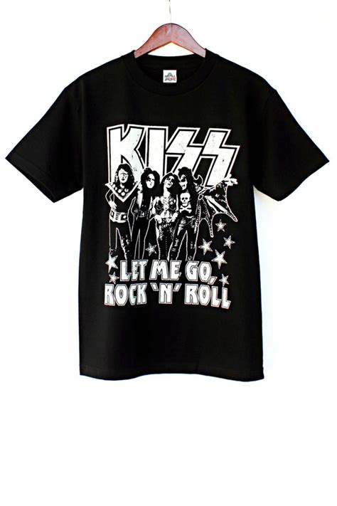 T shirt: kiss, glam metal, justvu.com, band t shirt ...