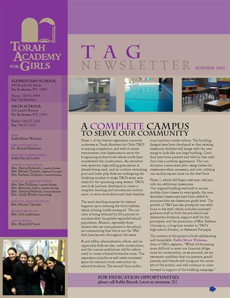 TAG Newsletter by Shaindel Plumer   Issuu