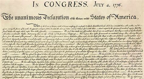 Take a Moment to Read the Declaration of Independence ...