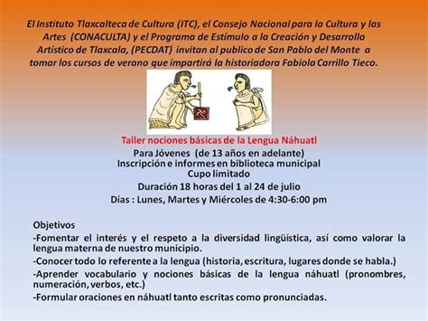 taller de náhuatl en tlaxcala | Dialectos en México ...