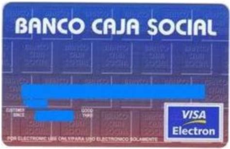 Tarjeta de Banco: Banco Caja Social  Banco Caja Social ...