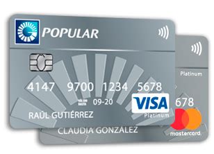 Tarjeta de Crédito Platinum   Banco Popular