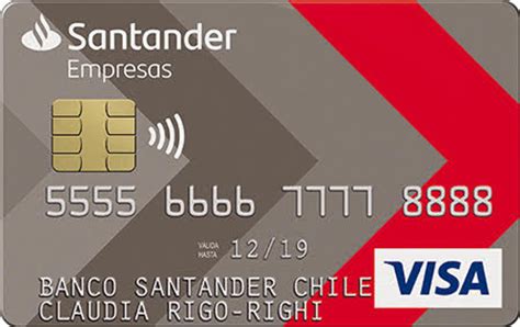 Tarjeta de Crédito Santander Empresas   Santander Advance ...