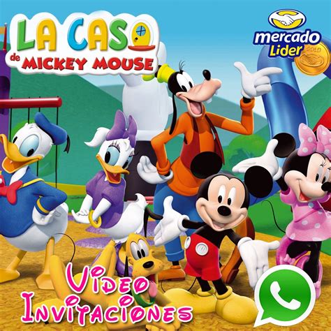 Tarjeta Invitación Cumpleaños De Mickey Mouse Animada ...