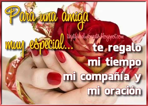 Tarjeta para una amiga especial | Imágenes con Frases