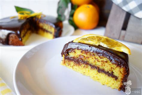 Tarta de naranja con chocolate | La receta más fácil de ...