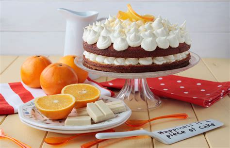 Tarta de naranja y chocolate blanco | La Dulceneta