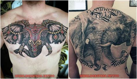 Tatuajes de elefantes   Ideas para tatuajes de Hombre