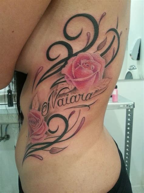 Tatuajes de nombres con flores » Tatuajes & Tattoos