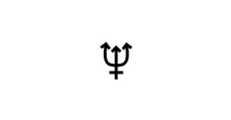 Tatuajes del símbolo de Neptuno | Tattoofilter