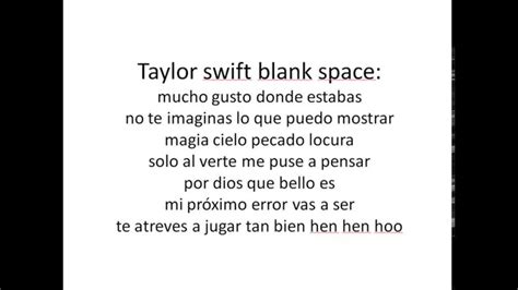 taylor swift blank space letra en español   YouTube