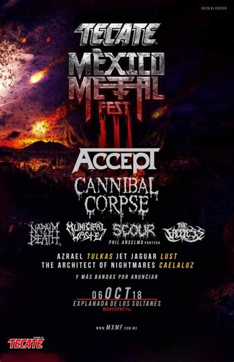 Tecate México Metal Fest 2018 | ¿Dónde Hay Feria?