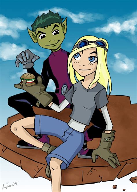 Teen Titans  BB and Terra by femjesse on DeviantArt