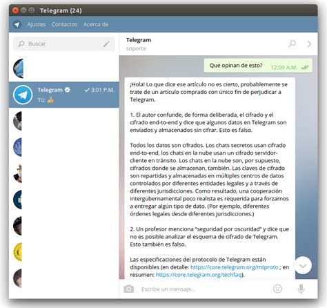 Telegram desmiente las acusaciones de Gizmodo   Androidiano
