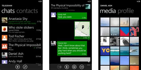 Telegram Launches Official App for Windows Phone