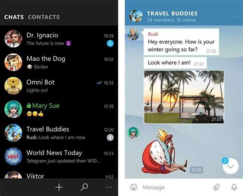 Telegram para Windows 10 Mobile se actualiza a la nueva ...