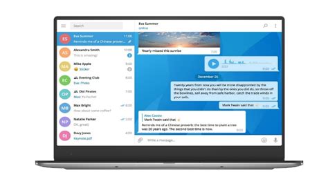 Telegram updates Desktop app to version 1.0 with new ...