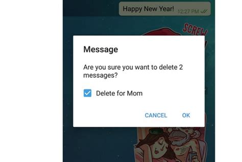 Telegram ya permite eliminar los mensajes enviados ...