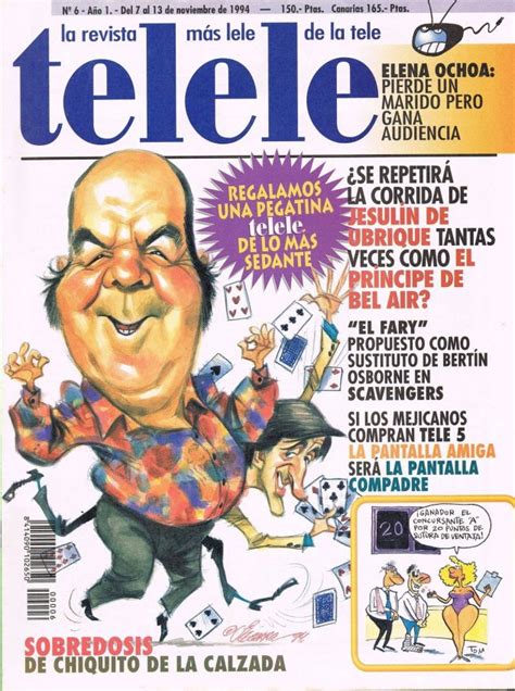 TELELE  1994, EL JUEVES  6   Ficha de número en Tebeosfera