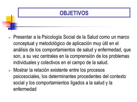 TEMA 4 PSICOLOGÍA SOCIAL DE LA SALUD   ppt descargar