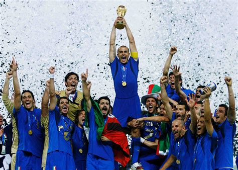 Ten iconic Italy France moments   Cannavaro goes up for ...