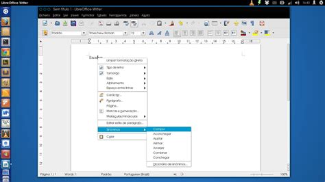 Tenha a funcionalidade de sinónimos no LibreOffice! | Ubuntued