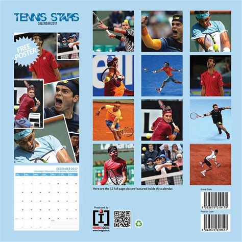 Tennis   Stars   Calendarios 2019