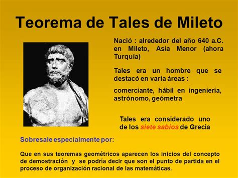 Teorema de Tales de Mileto   ppt descargar
