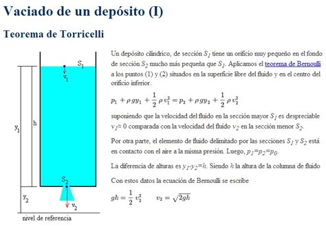 Teorema de torricelli  practica # 10  | Bienvenidos!!