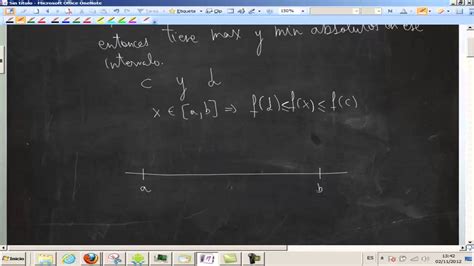 Teorema de Weierstrass con ejemplo UD08 Matemáticas 2º ...