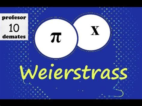 Teorema de Weierstrass ejercicio resuelto 01   YouTube