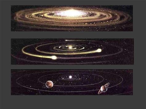 Teorías del origen del sistema solar