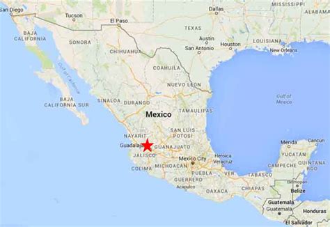 Tequila Jalisco Mexico Map | Mexico Map
