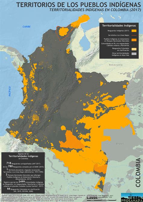 Territorios indígenas en Colombia. Actualización mapas ...