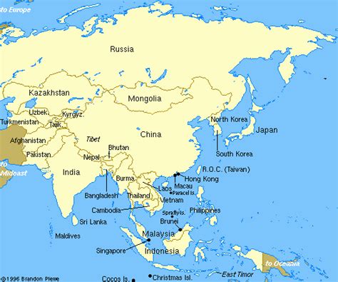 Test de Capitales de Asia | Test y Cuestionarios