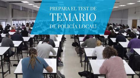 TEST de Temario de Policía Local y Guardia Urbana  2018 ...