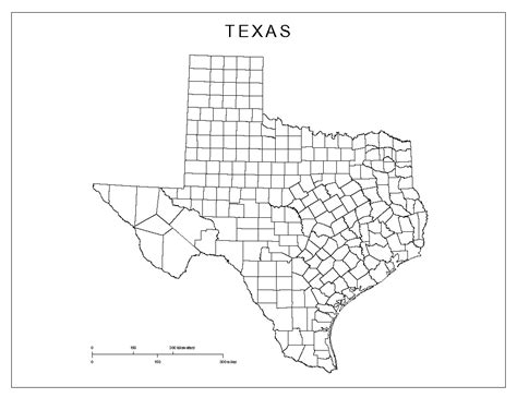 Texas County Line Map | My blog