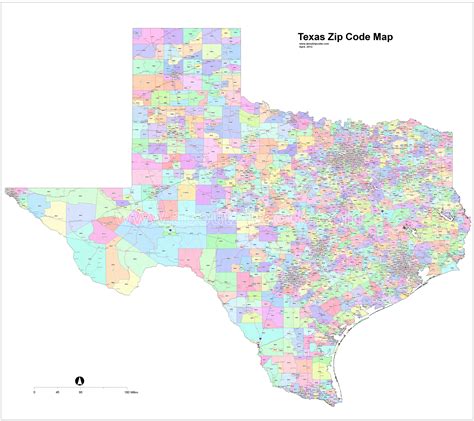Texas Zip Code Maps   Free Texas Zip Code Maps