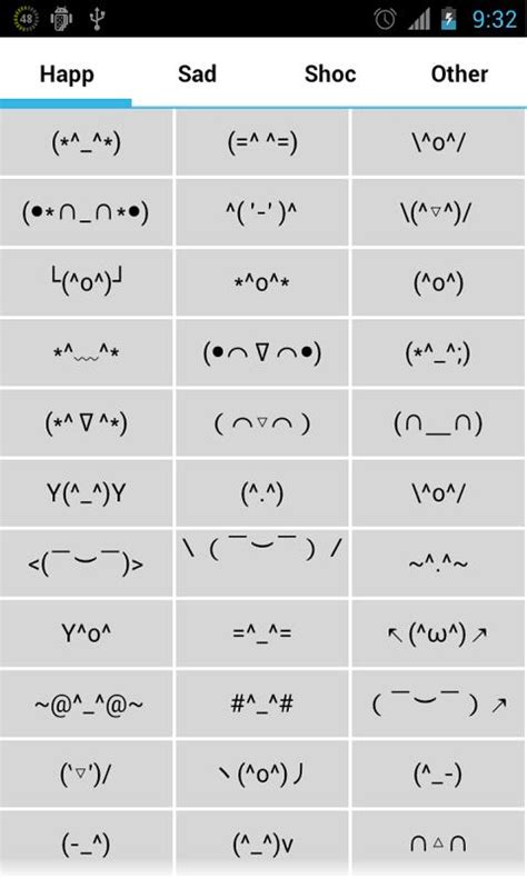 Text Emoticons – Applications Android sur Google Play