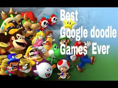The 5 best Google Doodle games ever   YouTube