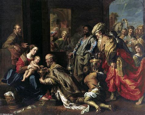The Adoration of the Magi, Oil On Canvas by Theodoor Van ...