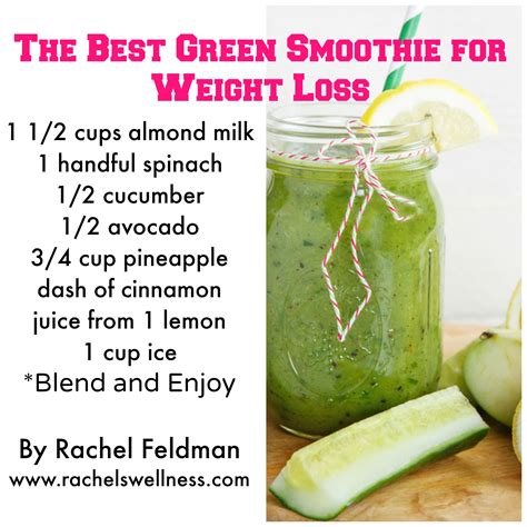 The Best Green Smoothie for Weight Loss