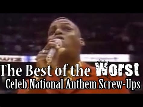 The Best of the Worst National Anthem Screw Up Compilation ...