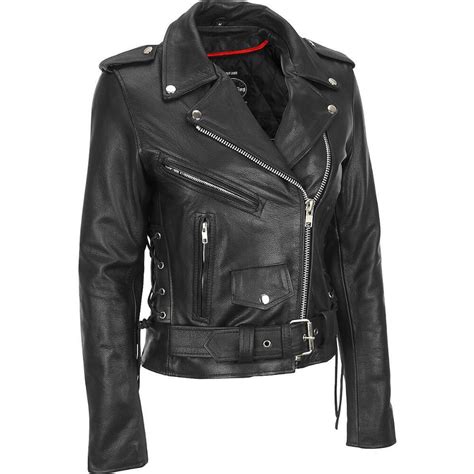 The Best Womens Motorcycle Black Leather Jackets With ...