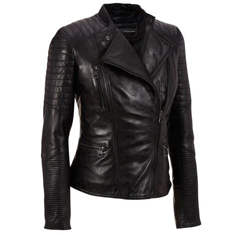 The Best Womens Motorcycle Black Leather Jackets With ...
