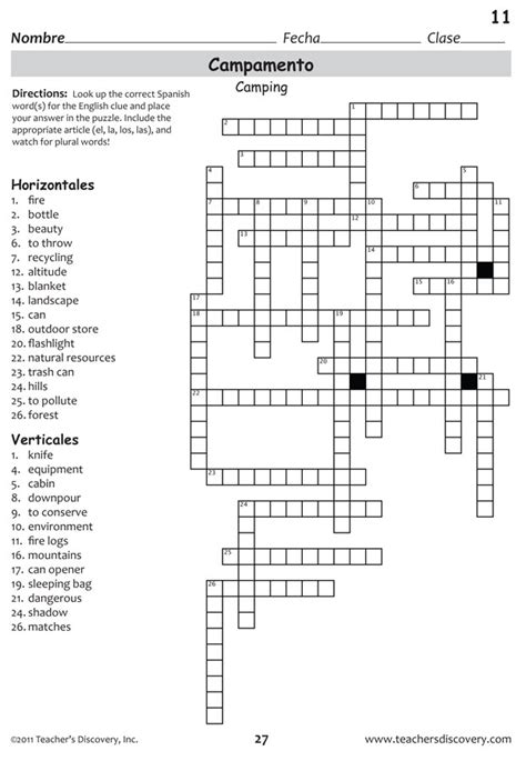 The Big Book of Spanish Crossword Puzzles, Spanish ...