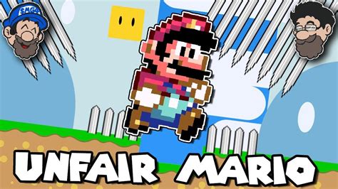 The BIGGEST troll game... || Unfair Mario   YouTube