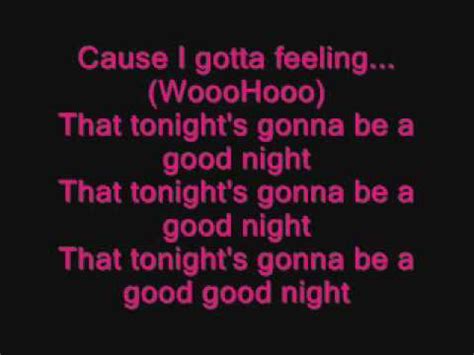 The Black Eyed Peas   I ve Gotta Feeling  lyrics    YouTube